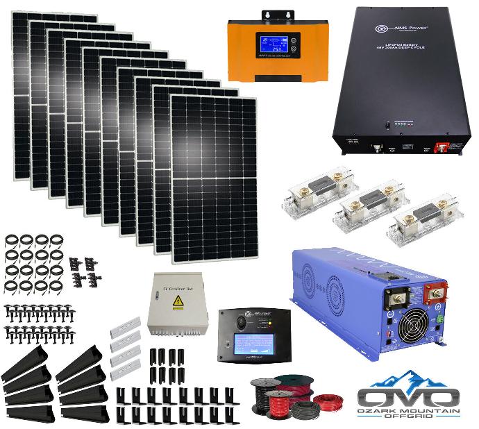 El Kit Solar Trailer 210W 12V